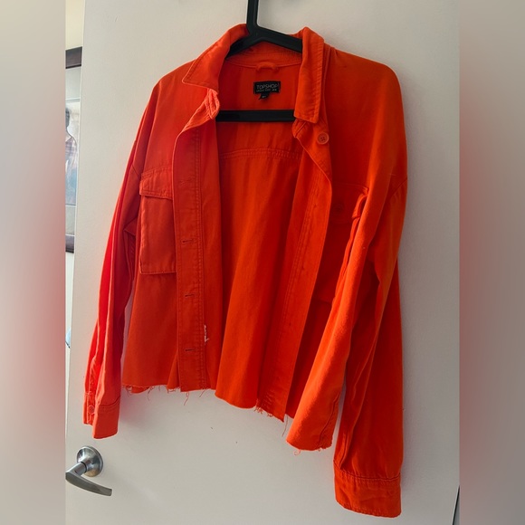 Top Shop Orange Jacket - Picture 1 of 4